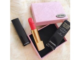 Son Chanel Rouge Allure Velvet 43 La Favourite màu hồng cam