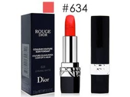 Son Dior Rouge 634 Strong Matte sắc đỏ cam sống động rực rỡ Son Dior Rouge 634 Strong Matte sắc đỏ c