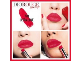 Son Dior 770 Ultra Love màu đỏ ánh hồng Vỏ Đỏ Unbox