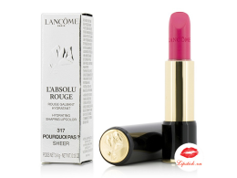 Son Lancome Màu 317 Rose Pourquoi pas cream hồng tím